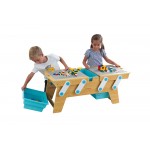 Masuta de construit piese LEGO Building Bricks Play N Store Table Kidkraft